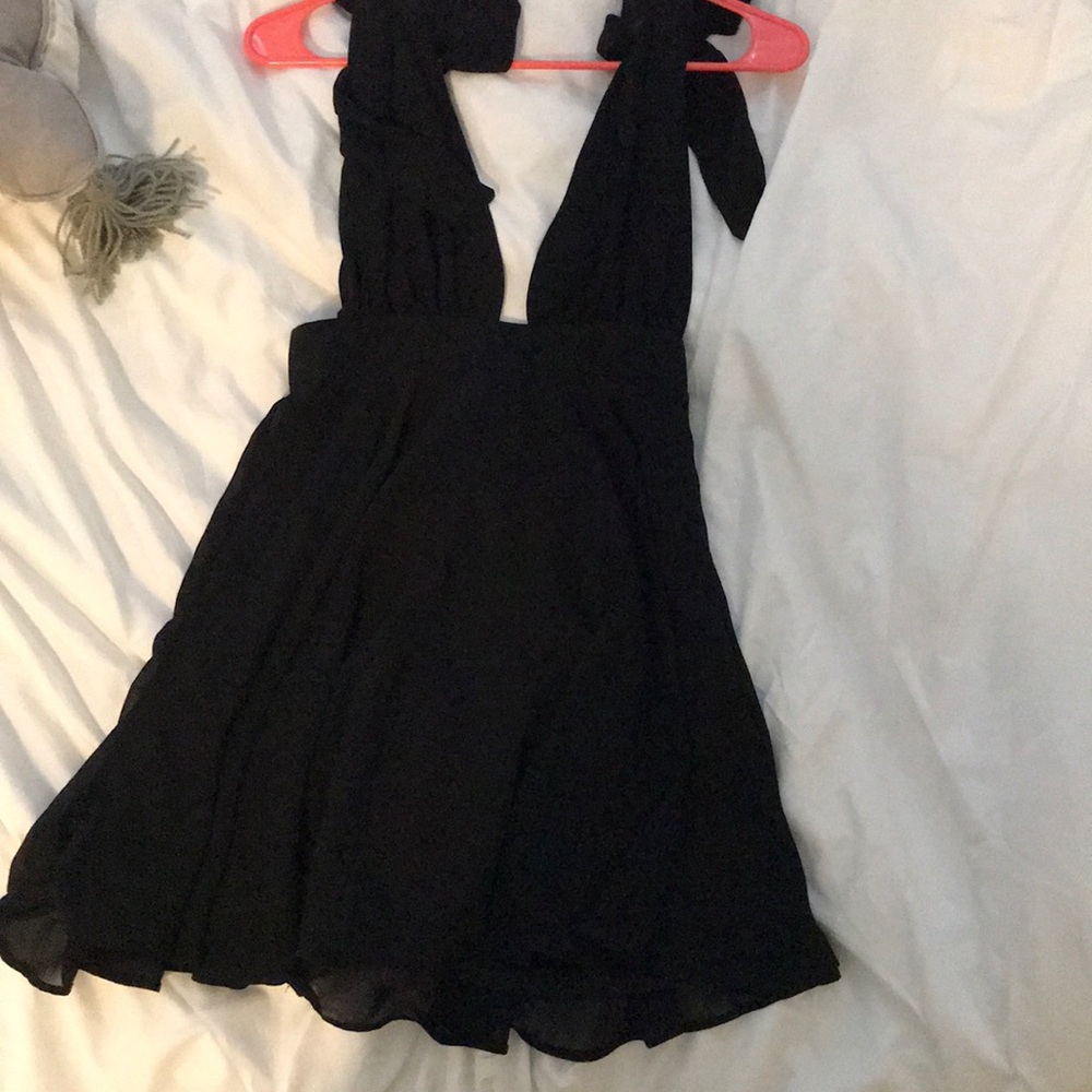 Black cocktail dress